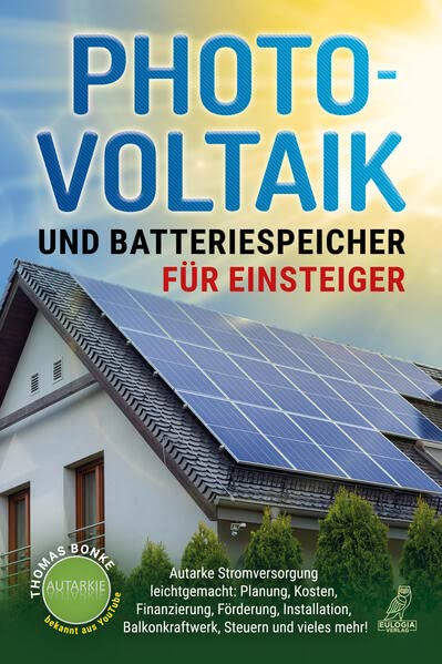 Buchcover Thomas Bonke: Photovoltaik und Batteriespeicher für Einsteiger