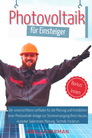 Buchcover Jörg Ackermann: Photovoltaik für Einsteiger