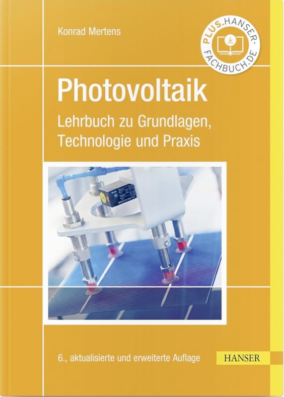 Buchcover Konrad Mertens: Photovoltaik: Lehrbuch