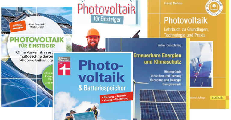 Die 5 besten Bücher über Solarstrom & Photovoltaik